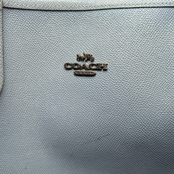 EUC Reversible Coach Brown and Blue Tote Bag - American Flag - Picture 8 of 8